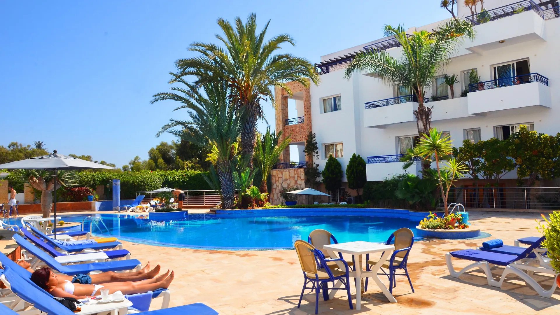 **** Lägenhetshotell Golden Beach Appart'Hotel Agadir Marocko